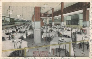 1916 Sunset Cafeteria San Francisco CA California Post Card Posted - Picture 1 of 2