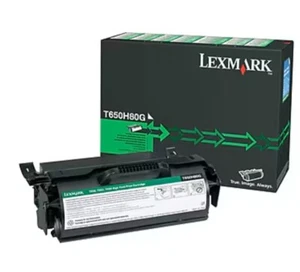 Lexmark ~T650H80G~ Black High Yield Toner Ink Cartridge T650 T652 T654 T656 - Picture 1 of 1