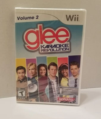 NEW!! Glee Karaoke Revolution : Volume 2 Nintendo Wii - Image 1 of 2