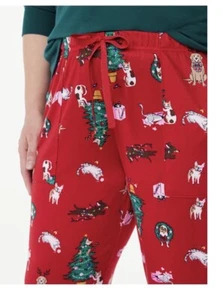 WOMEN'S JOYSPUN HACCI KNIT SLEEP JOGGER PAJAMA PANTS SIZE 3X 22W-24W NWT - Picture 1 of 4
