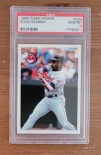 1994 Fleer Update #U34 Eddie Murray PSA 10 Cleveland Indians POP 9
