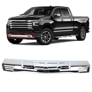 Front Bumper Lower Valance Skid Plate For Chevrolet Silverado 1500 22-24 Silver - Picture 1 of 13
