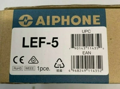 Aiphone 5-Call Surface Mount Master with  Door Release LEF-5 BRAND NEW - Image 1 of 4