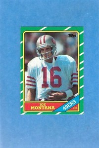 1986 Topps #156 Joe Montana 49ers HOF Mint SHARP Beauty!