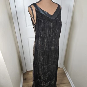 Vintage CanavasBacks Dress Velvet Burnout Formal Sz 8 Fairy Whimsigoth NWT - Picture 1 of 19