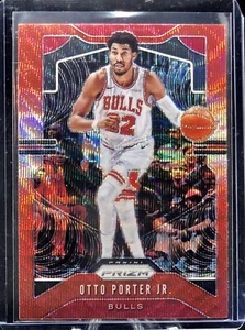 2019-20 Panini Prizm Otto Porter JR Ruby Red Wave Prizm Chicago Bulls NBA Mint - Picture 1 of 2