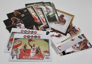 Ben Gordon Chicago BULLS LOT of 17 NBA Basketball Card's Topps Fleer 2005-2009 - Picture 1 of 6