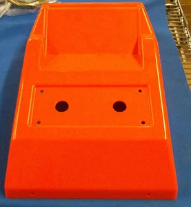 Konami Teraburst Orange Center Plastic for Deluxe Game Cabinet - Picture 1 of 3
