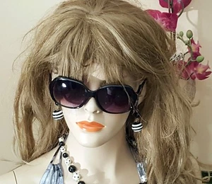 Niñas Mujer Deportes Moda Desgaste Ojos Gafas de Sol Negro Estilo Boomerang (#530) - Imagen 1 de 9