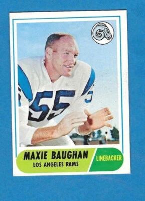 1968 Topps Maxie Baughan Los Angeles Rams #210       1 - Image 1 of 2