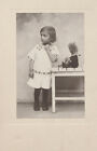 Original dat. 1914 Mädchen mit Puppe, von JOBST, mit Stempel