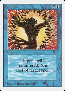 Magic The Gathering Spell Blast edición ilimitada común casi nuevo - Imagen 1 de 1