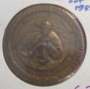 1955 - Asociación Federal de Ahorros y Préstamos de San Diego - Año 70 - FICHA / MONEDA - Imagen 1 de 8