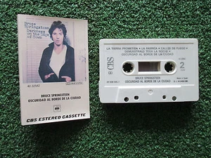 BRUCE SPRINGSTEEN *Darkness on the edge of town* RARE Cassette SPAIN 1985 ISSUE - Picture 1 of 1