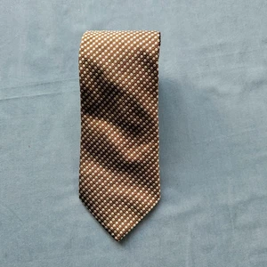 Corbata Stefano Ricci Hombre Marrón Seda Geométrica Formal Hecha en Italia 3,5 x 59 - Imagen 1 de 5