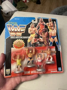 WWF Hasbro Mini Luchadores Mr Perfect Hacksaw Rowdy Roddy Piper Texas Tornado Nuevo en Caja - Imagen 1 de 15