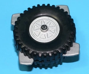 M.A.S.K ORIGINAL SPARE PART FIRECRACKER BOOMERANG TIRE WHEEL 1985 KENNER - Picture 1 of 1