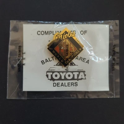 MLB Baltimore Orioles Toyota SGA Lapel Pin Commemorating 1983 World Series NIP - Image 1 of 4