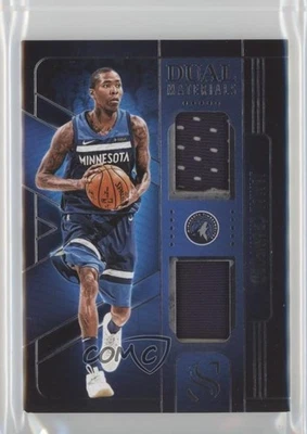 2024-25 Panini Silhouette materiales dobles Jamal Crawford #DMA-JCR Foto 1 de 2