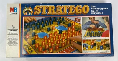 Vintage 1982 Stratego Retro Board Game by MB - Complete - Image 1 of 3