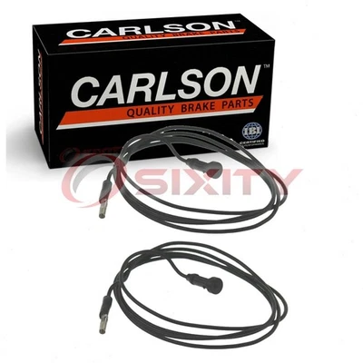 2 pc Carlson Front Disc Brake Pad Wear Sensors for 1988-1990 Chrysler om - Image 1 of 4