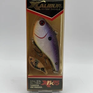 Xcalibur XRK75 Tungsten One Knocker 3/4 oz lippenloser Crankbait - ROYAL SHAD - Bild 1 von 6