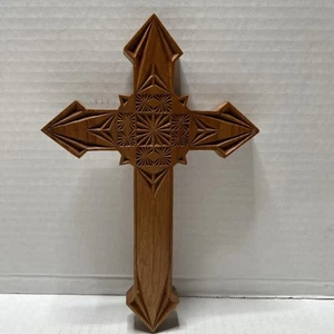 Cruz ~Religiosa ~Cristiana ~Espiritual ~Madera ~Tallada ~Regalo ~Hogar ~Decoración ~Jesús - Imagen 1 de 19