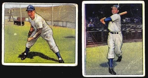 Yankees Set: 1950 Bowman #12 Joe PAGE & #18 Tommy HENRICH - Bild 1 von 2