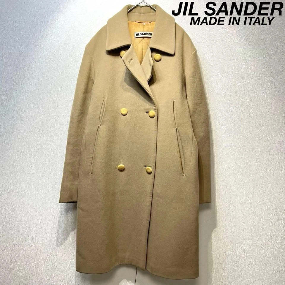 Abrigo largo guisante diseño línea A Jil Sander talla 34 Foto 1 de 4