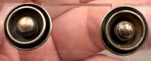 Pendientes Postes Vintage DE Noruega Esterlina Modernista Diseño Escandinavo - Imagen 1 de 4
