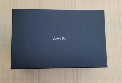 Empty AMIRI Shoe Box with Lid & Black Logo Packaging Replacement, 14x9x6" Preowe - Image 1 of 4