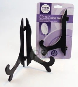 Black Display Stand 18cm 7" : Classic Support : Plate Picture Mirror Photo - Picture 1 of 4