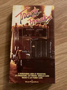 TRACK FREAKS ·VHS· Jet Dragsters ~ Jet Trucks ~Wheelie Cars ~ Rocket & Jet Funny - Picture 1 of 2