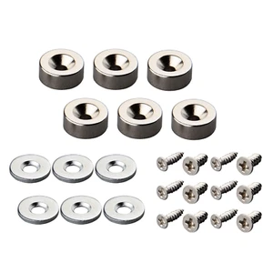 Magnet des senkrechten Lochs mit Platte und Schraube 12 * 5 Neodym Magnetic Latc - Bild 1 von 8