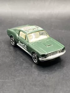 Matchbox 1968 Vintage Ford Mustang Cobra Jet Diecast Model Coca Cola Green TUFF! - Picture 1 of 6