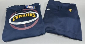 Combo Lot of 2 Men’s Cleveland Cavaliers NBA Adidas Sweatshirt Hoodies Large NWT - Picture 1 of 1