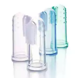 4 Baby Finger Toothbrush for Training Teething - Infant & Toddles & Lids Teeth - Picture 1 of 5
