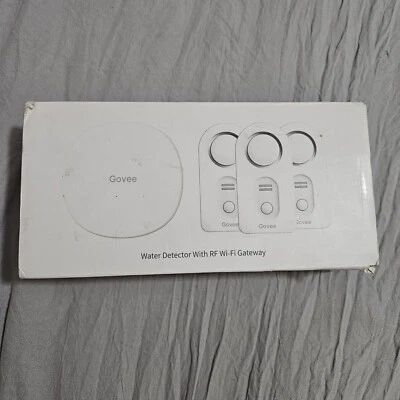 Govee Water Detector 3 Pack with RF Wi-Fi Gateway B5040101 / H5054 + H5040 - Image 1 of 3