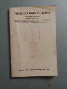 Federico Garcia Lorca Programa del Cincuentenario de su muerte - Homenaje 1986 - Picture 1 of 4