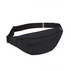 Crossbody Fanny Pack  with 4-Zipper Pockets For Workout Traveling Running Hiking