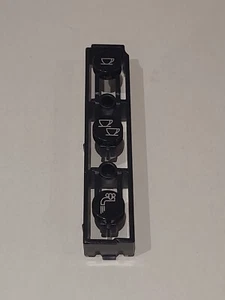 DeLonghi Push Button Panel 3 Buttons RH for Perfecta, Black ESAM5500 - Picture 1 of 2