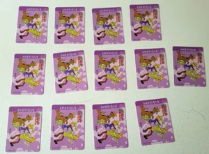 13 Cartes Amérique - Jeu De Société Scooby-Doo Le Monde Et Ses Mystères - FR - Imagen 1 de 2