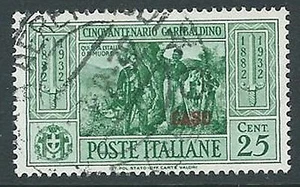 1932 EGEO CASO USATO GARIBALDI 25 CENT - U26-9 - Bild 1 von 1