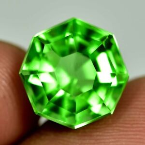 GIE certified 10.50 Ct Natural AAA Transparent Columbian Emerald Cut Gems 2213