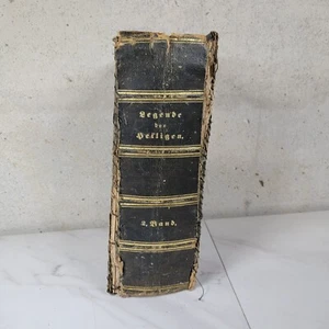 Antique Catholic Books Religious Paper German Legend Of Saints Prayers Psalms - Picture 1 of 5