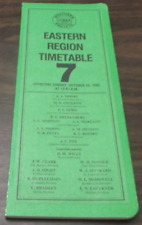 OCTOBER 1989 SOUTHERN PACIFIC EASTERN REGION EMPLOYEE TIMETABLE #7