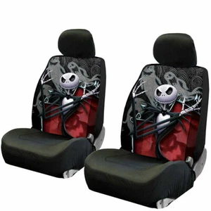 Disney Jack Skellington Ghostly Oogie Low Back Car Seat Covers Universal Fit set - Picture 1 of 5