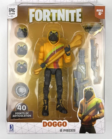 Fortnite Legendary Series DOGGO Action Figure With 40 Points of Articulation Cover