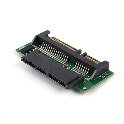 1.8" micro sata 7+9pin 16Pin Female HDD to 2.5" 7+15pin 22Pin SATA Male adapter - Image 1 of 4