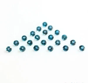 50 piezas Piedra Preciosa Suelta Topacio Azul Londres 1,75 mm Forma Redonda Corte Facetado - Imagen 1 de 5